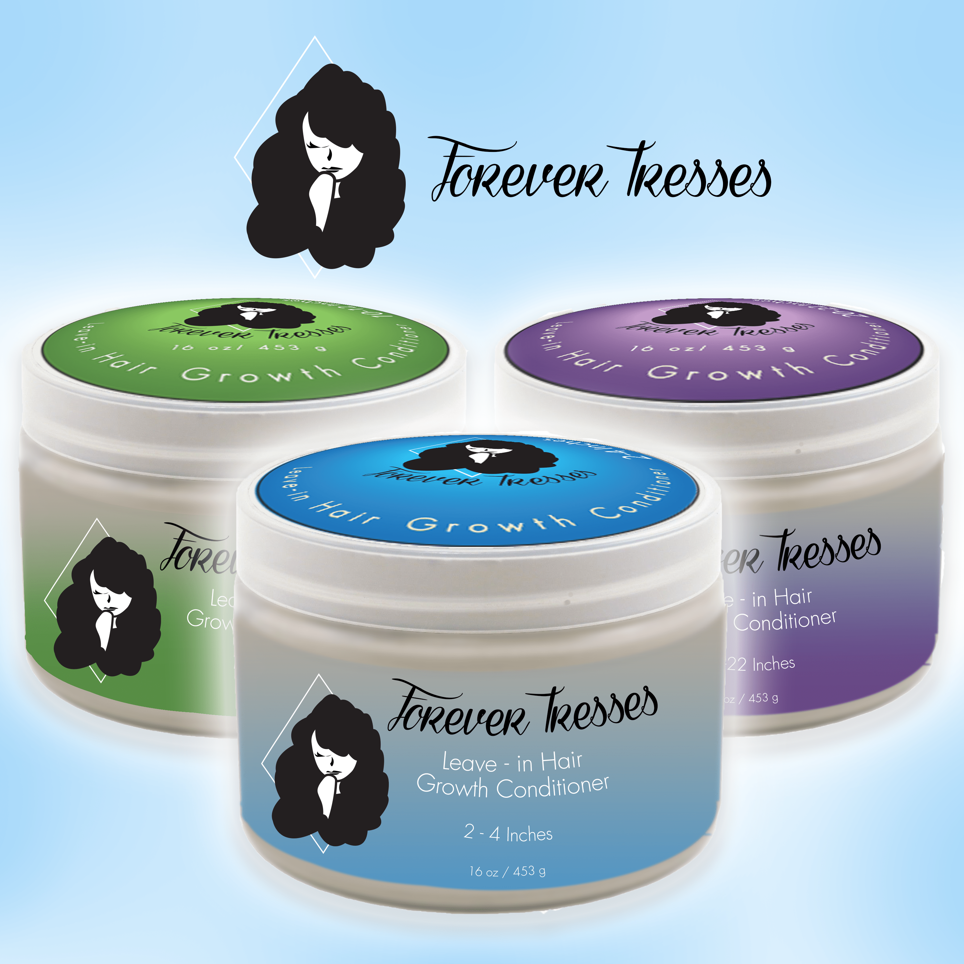 forever tresses bottles with top logo